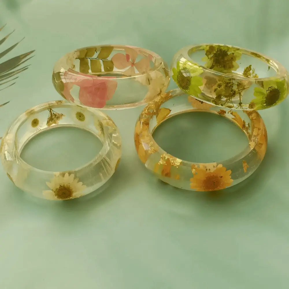 handmade Products Real Flower bangles online