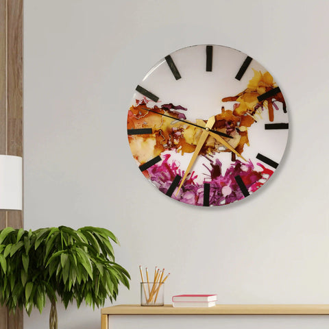     handmade-resin-alcohol-ink-abstract-art-designer-wall-clock