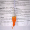 Handmade Transparent Orange Leaf Shaped resin bookmarks