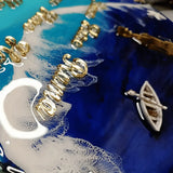 Hare Krishna Resin Mantra Frames | Handmade Mantra Frames in Resin
