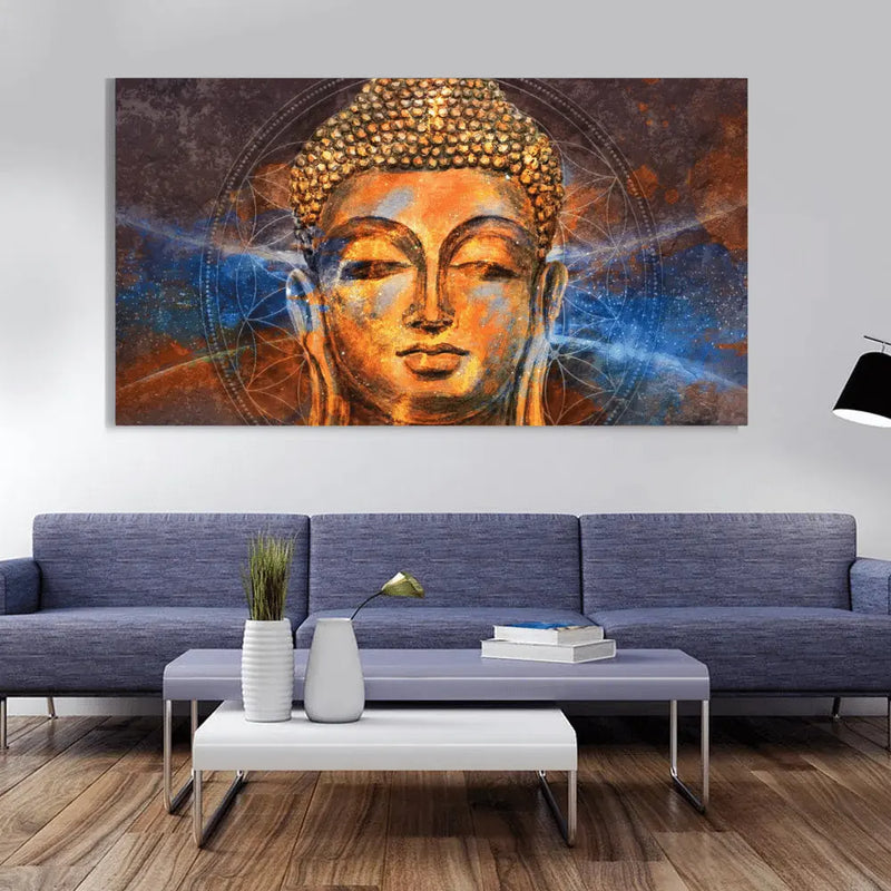 Buy head of Lord Buddha wall art