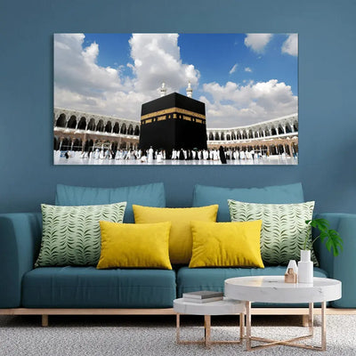 Kaaba Masjid Al Haram Canvas Print Wall Painting