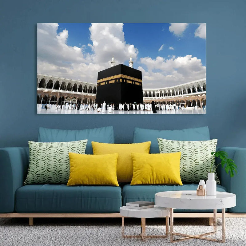 Kaaba Masjid Al Haram Canvas Print artwork for sale