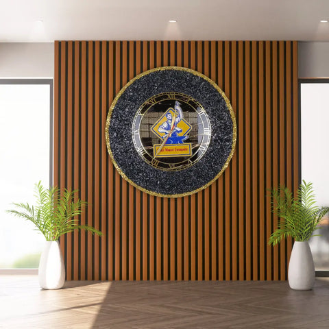Large Wall Clock For Hotel Reception Area