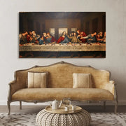 Canvas Wall Painting Of Last Supper of Jesus
