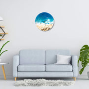 Ocean Blue Waves -Themed Resin Wall Clock