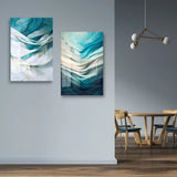 Light Blue and White Acrylic wall online