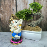 Lord Ganesh ji Decorative Statue Showpiece for Pooja, Car Dashboard, Living Room, Bed Room, Office Desk and Home Decor