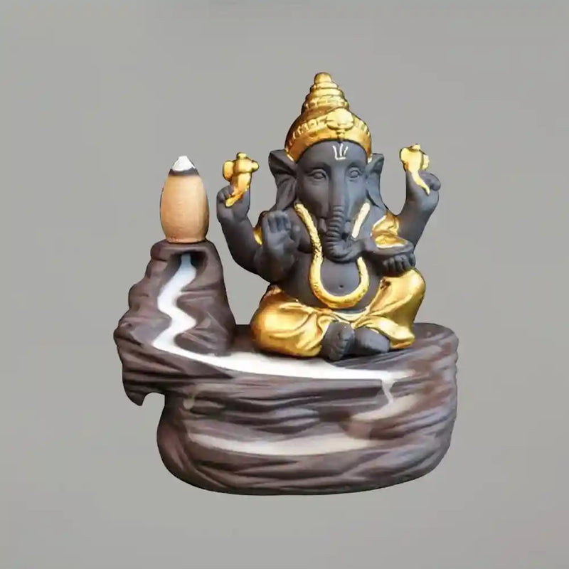 Lord Ganesh Smoke Designer Backflow Holder for vastu fountain