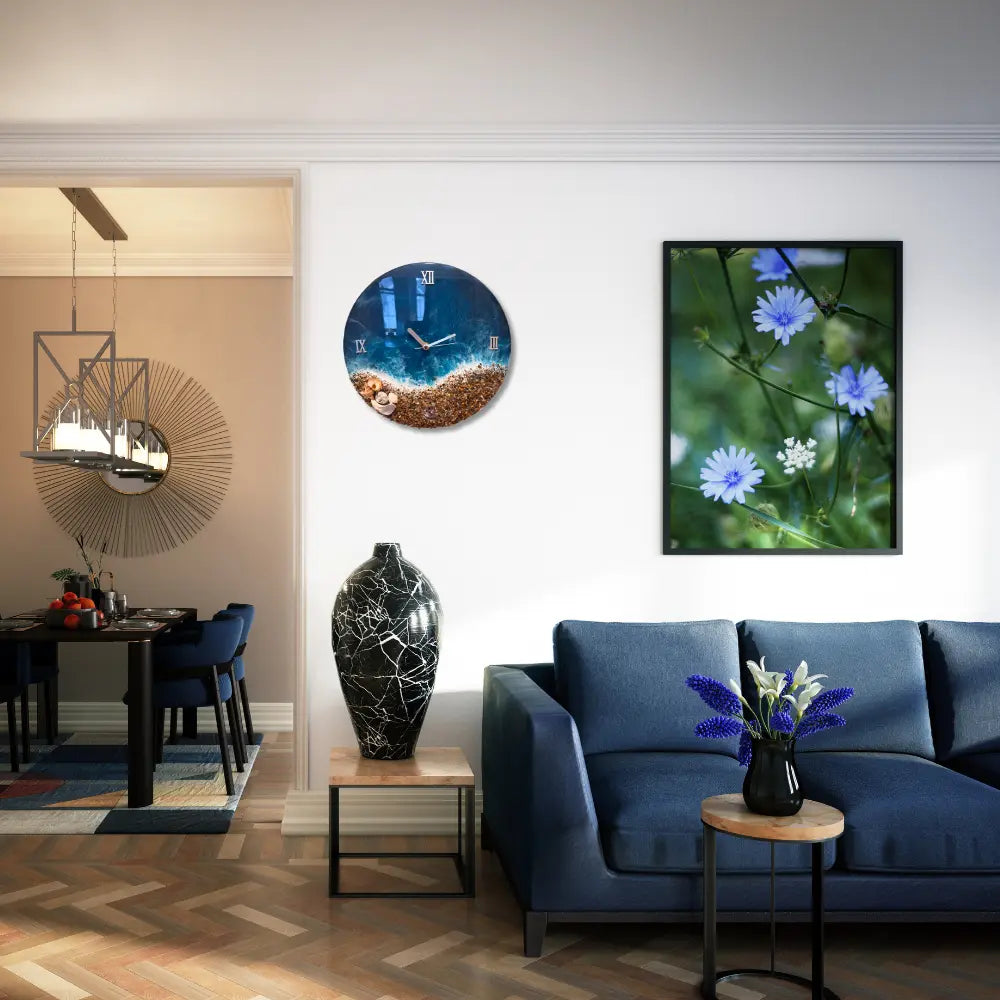 Luxury Resin Wall Clock For Relatives