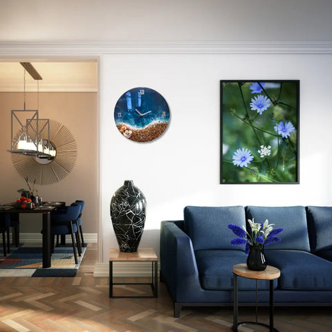 Luxury Resin Wall Clock For Relatives