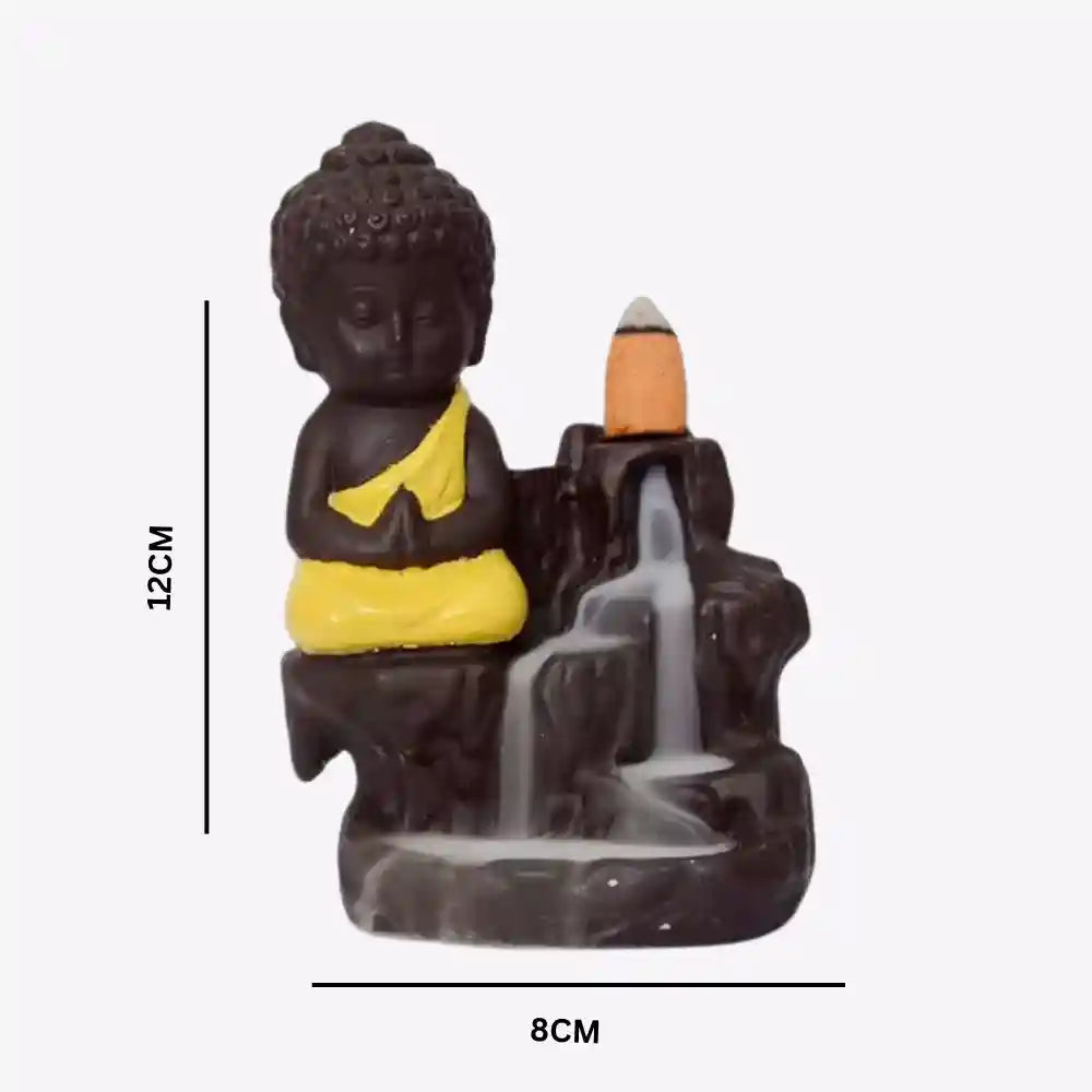 Meditating Buddha Smoke home decor