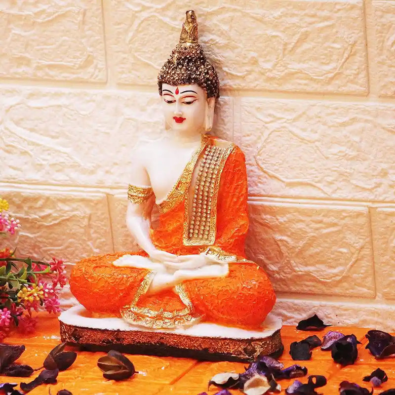 Meditating Lord Buddha dhoop batti fountain for table