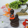 Meditating Monk Buddha Smoke Statue decorative item