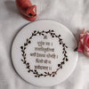 Resin Mini Gayatri Mantra Frame For Home Decor (With White Marble Texture And A Stand)