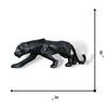 Modern Black Jaguar Sculpture decorative item
