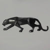 Modern Black Jaguar Sculpture showpiece Figurine Showpiece