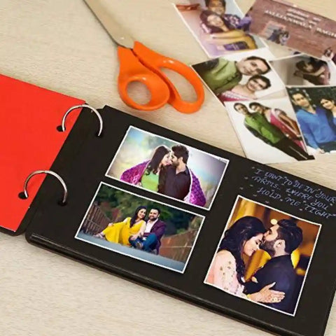 Modern Wooden DIY Scrapbook Memory Book Photo Album