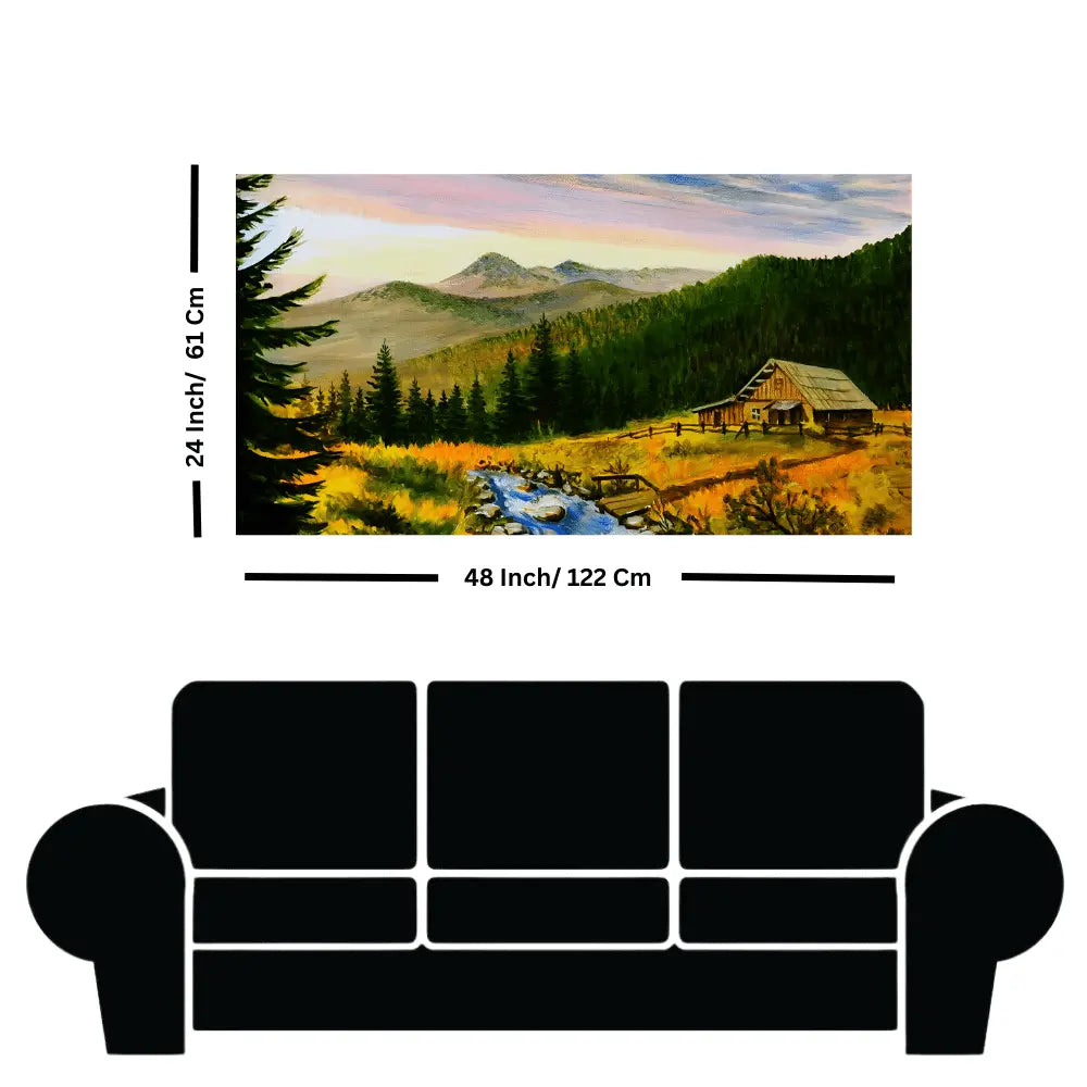 Mountains Sunset canvas Wall painting online