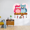 Owl Family Decorative Wooden Printed Key Holder for high quality