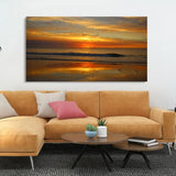 Paradise sunrise canvas Wall painting for living room