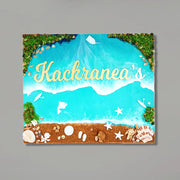 Resin Wall Nameplate in Beach Theme (15*18 inch)