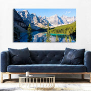 Premium Beautiful Nature Lake Scenery Canvas Wall Painting