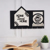 Premium Home Sweet Home with Santa Claus Wood Key Holder for high quality