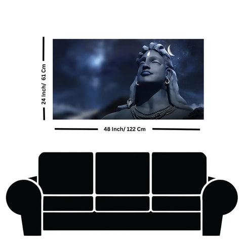 Premium Lord Shiva spiritual quality wallpaper for home decor Online