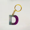 Purchase Eye-catching resin keychain With Beautiful D initials For Kids Bag