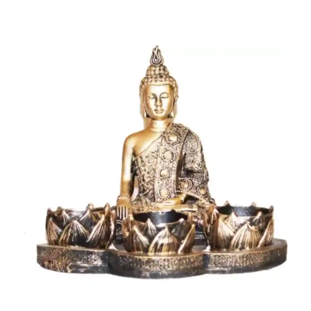 Purchase Buddha Head Tealight Candle Holder Statue Idols
