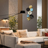 PurchaseFancy Vertical Metal Wall Clock
