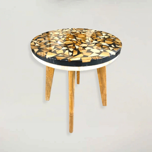 Resin Designer Wood Table for home, living room, bedroom, hotel, restaurants.