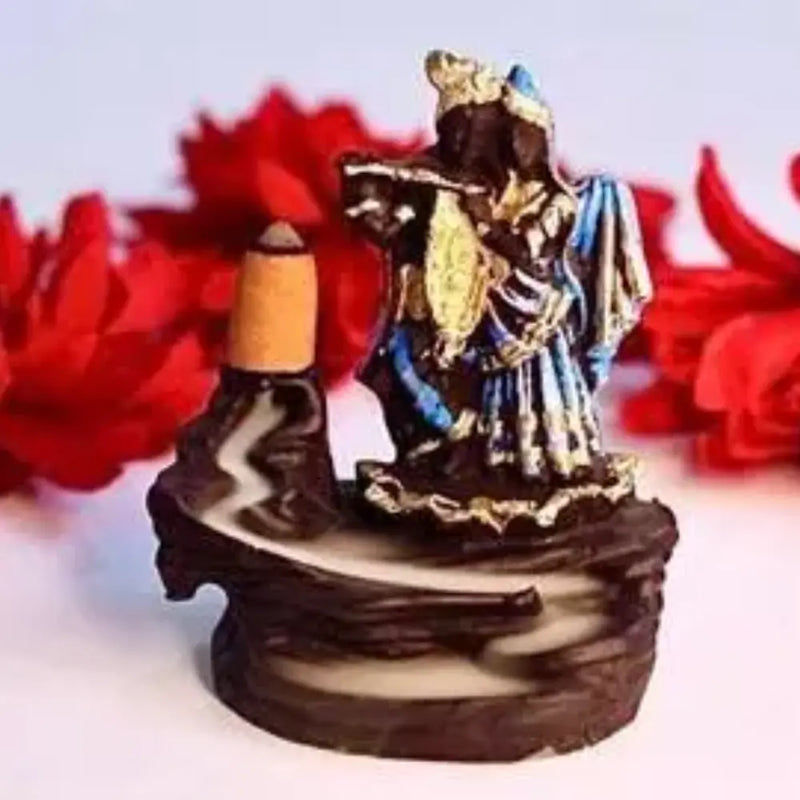 Radha Krishna Statue Dhoop Batti  showpiece Figurine Showpiece