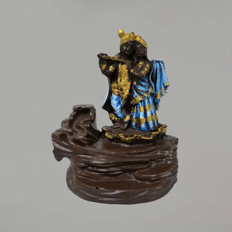 Radha Krishna Statue Dhoop Batti for table docor