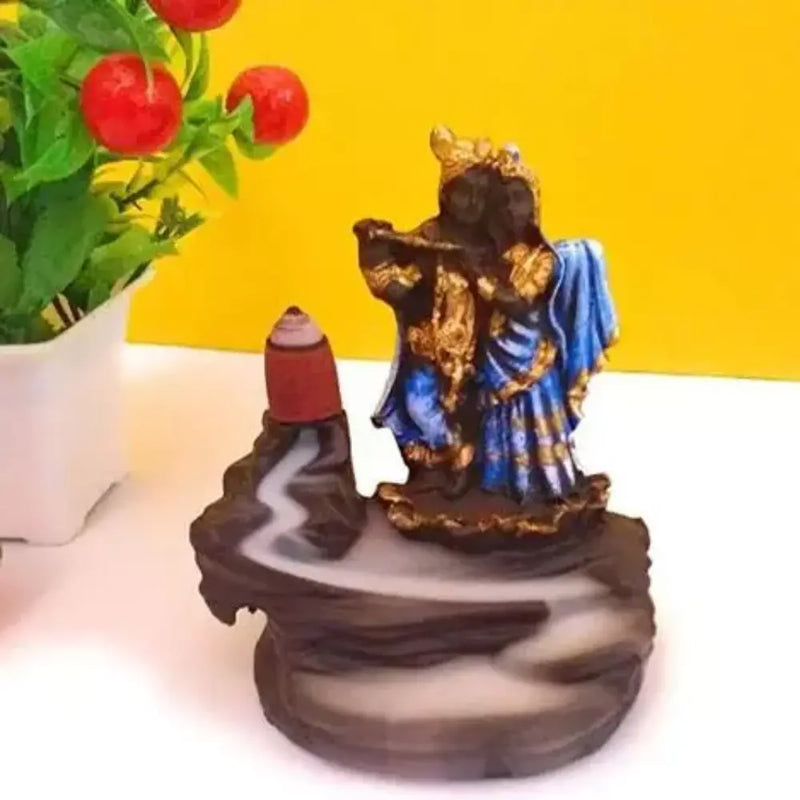 Radha Krishna Statue Dhoop Batti decorative item
