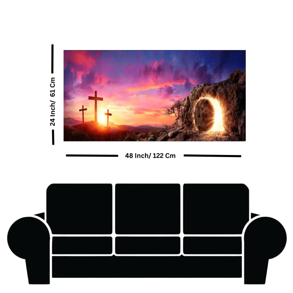 Get Religious Three Crosses Jesus wall decor