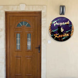 resin marble effect nameplate with epoxy finish