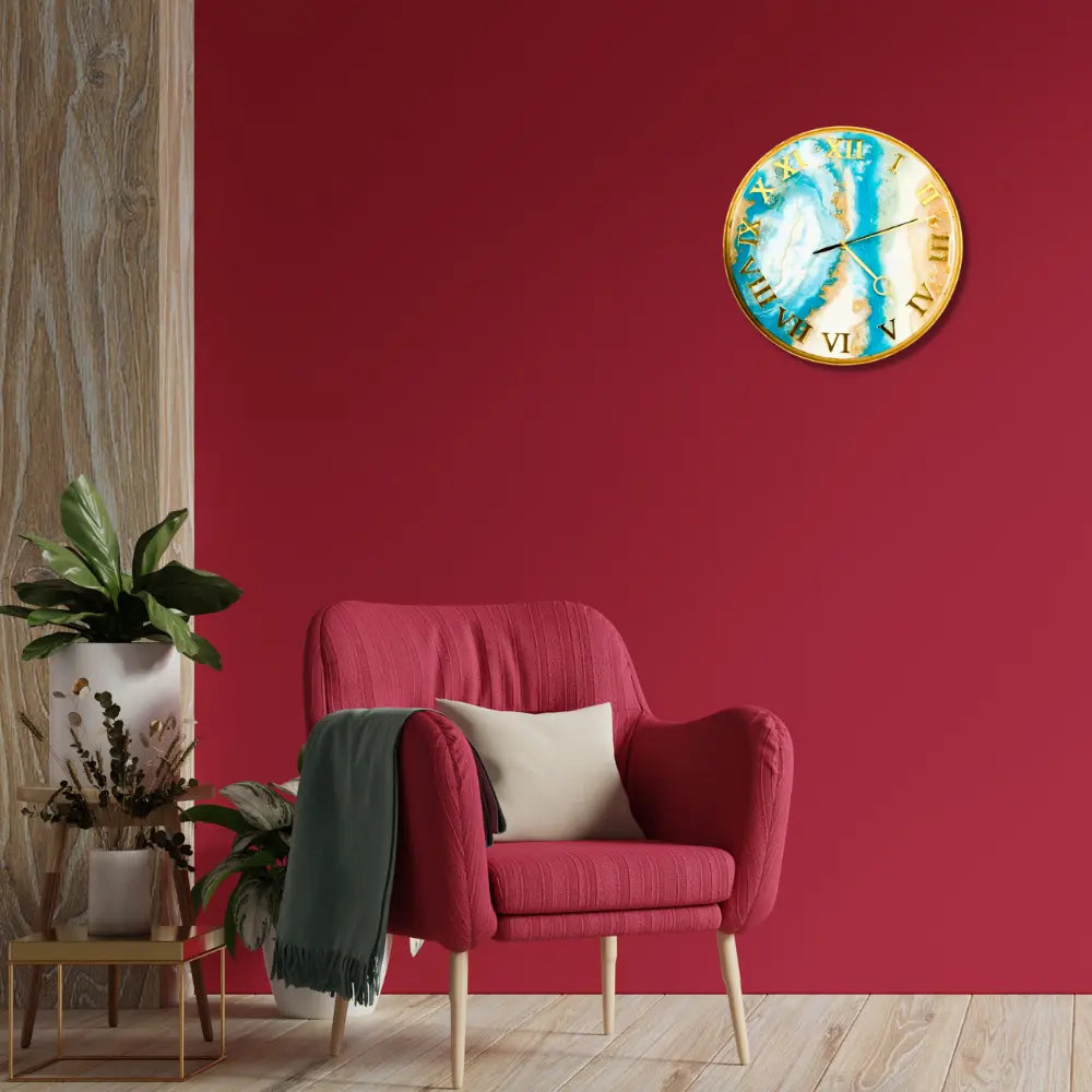 Resin Wall Clock For Kids Area