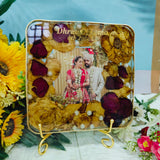 Varmala Preservation mini block/ wedding garland preservation photo frame