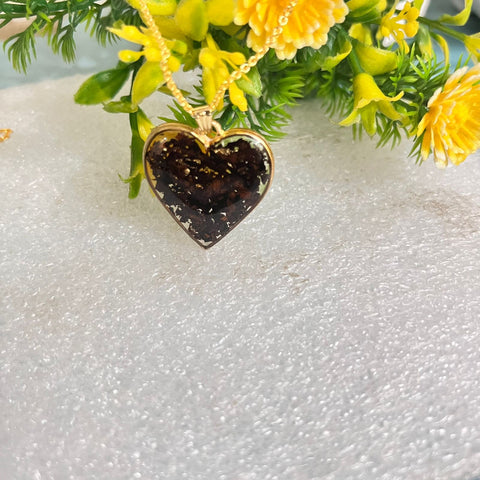 Flower preservation pendant combo/ resin rose preservation pendant set