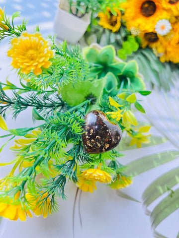 Resin 3set of pendent Round Real Silver Pendent , Heart Dom shape pendent , Heart Shape pendent Flowers Preservation