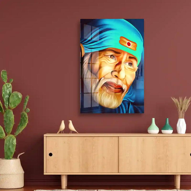 Shirdi Sai Baba Acrylic Wall Art