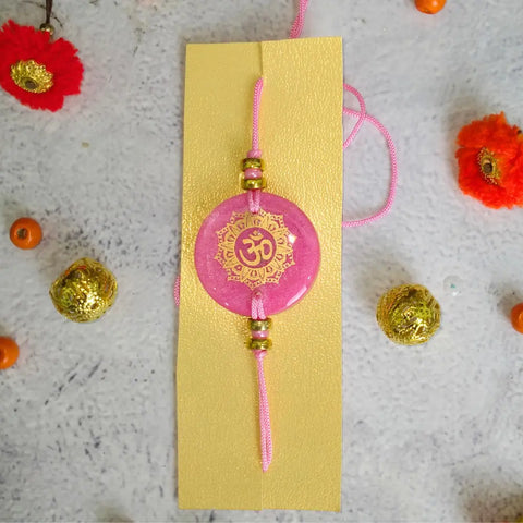 Shop Om Resin Rakhi For Brother