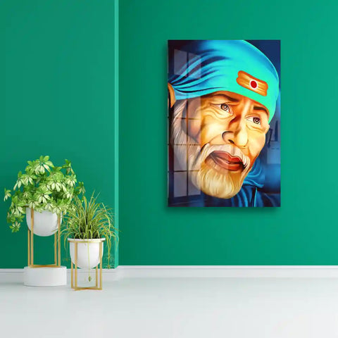 Shirdi Sai Baba Acrylic Wall Art