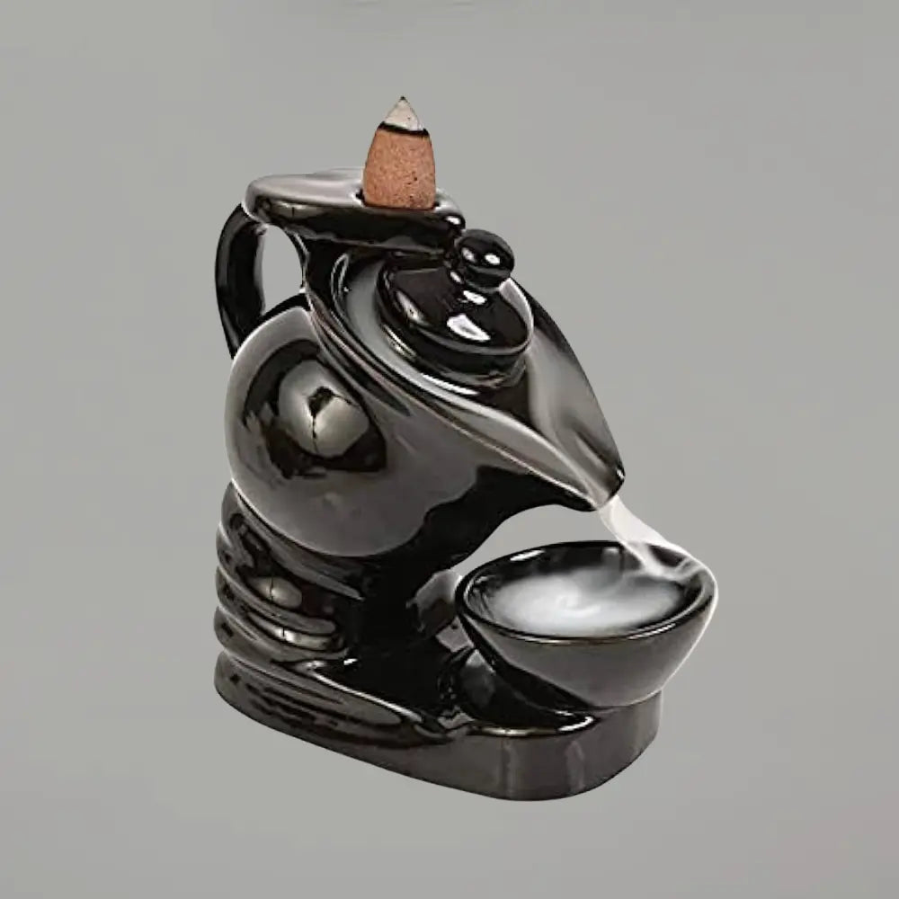 Tea Kettle Design Smoke Backflow Holder for vastu fountain