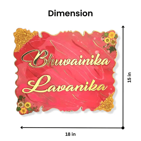 Trendy Resin Name Plates for Kids for sale