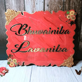 trendy resin name plates for kids online