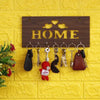 Premium Two Birds Wooden Key Holder for Home and Living Room, Wall and Office Decor (12 x 5 Inches)
