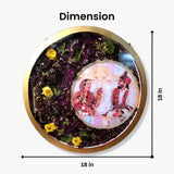 unique-resin-flower-preservation-photo-frame-round-varmala-preservation